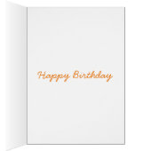 Niedlich-Orange-Kokeshi-Japanische Puppe (Innen (Rechts))