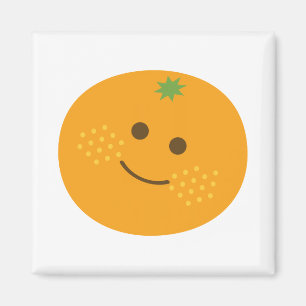 Niedlich Orange Magnet