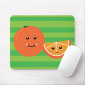 Niedlich Orange Mousepad (Mit Mouse)