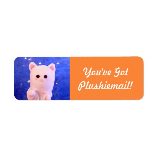 Niedlich Orange Personalisiert Stylish Foto Mail (Vorne)