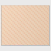 Niedlich Orange Polka Dot Birthday Geschenkpapier (Flach)