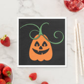 Niedlich Orange Pumpkin, Halloween Serviette (Beispiel)