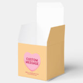 Niedlich orange-rosa Konversation Geschenkschachtel (Geöffnet)