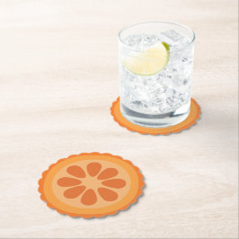 Niedlich Orange Slice Untersetzer