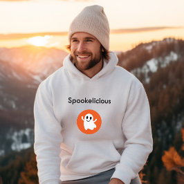 Niedlich Orange Spookelicious Lächeln Halloween Ge Hoodie