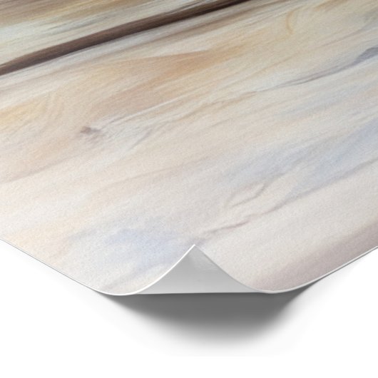 Niedlich Orange Tabby Kitten Mouse Play Art Poster (Ecke)