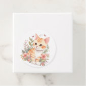 Niedlich Orange Tabby Kitten Vielen Dank Geschenkanhänger (Beispiel)