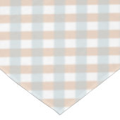 Niedlich Orange und Blue Gingham Pattern Halloween Tischdecke (Schrägansicht)