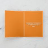 Niedlich Orange und White Labrador Husband 60. Geb Karte (Innenseite)