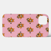 Niedlich Orange White Cat Gitarre spielen Cartoon Case-Mate iPhone Hülle (Rückseite (Horizontal))