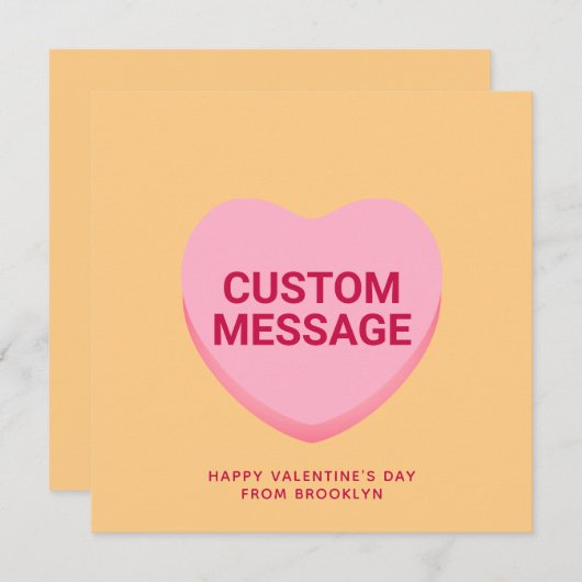 Niedlich orangefarbene, benutzerdefinierte Konvers (Vorne/Hinten)