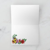 Niedlich Orangefarbene Osterkatze Karte (Innenseite)