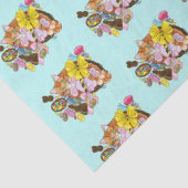 Niedlich Orangefarbene Osterkatze Seidenpapier (Detail)