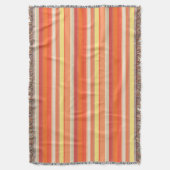 Niedlich orangefarbene Streifen Decke (Vorderseite Vertikal)