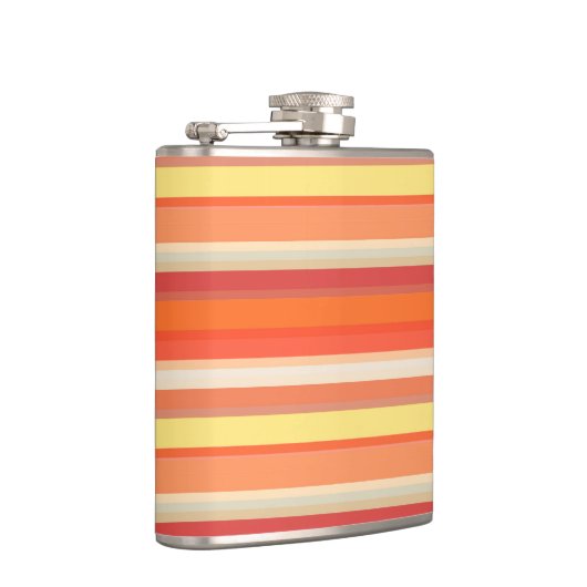 Niedlich orangefarbene Streifen Flachmann (Rechts)