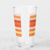Niedlich orangefarbene Streifen Glas (Links)