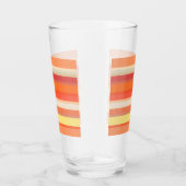 Niedlich orangefarbene Streifen Glas (Rechts)