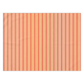 Niedlich orangefarbene Streifen Tischdecke (Vorderseite (Horizontal))