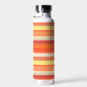 Niedlich orangefarbene Streifen Trinkflasche (Rechts)