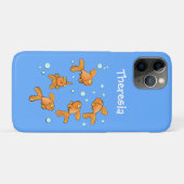 Niedlich orangefarbener Goldfisch auf der Abbildun Case-Mate iPhone Hülle (Rückseite (Horizontal))