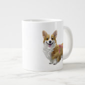 Niedlich Orangenkorgi für eine positive Stimmung Jumbo-Tasse (Vorderseite Rechts)