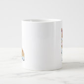 Niedlich Orangenkorgi für eine positive Stimmung Jumbo-Tasse (Vorderseite)