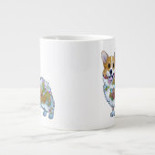 Niedlich Orangenkorgi für eine positive Stimmung Jumbo-Tasse (Vorderseite)