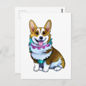 Niedlich Orangenkorgi für eine positive Stimmung Postkarte (Vorne/Hinten)