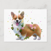 Niedlich Orangenkorgi für eine positive Stimmung Postkarte (Vorderseite)