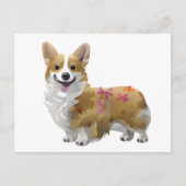 Niedlich Orangenkorgi für eine positive Stimmung Postkarte (Vorderseite)