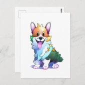 Niedlich Orangenkorgi für eine positive Stimmung Postkarte (Vorne/Hinten)