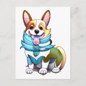 Niedlich Orangenkorgi für eine positive Stimmung Postkarte (Vorderseite)