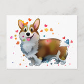 Niedlich Orangenkorgi für eine positive Stimmung Postkarte (Vorderseite)