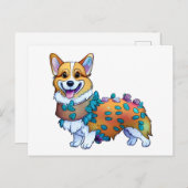 Niedlich Orangenkorgi für eine positive Stimmung Postkarte (Vorne/Hinten)