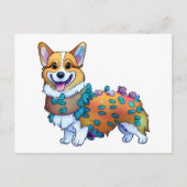 Niedlich Orangenkorgi für eine positive Stimmung Postkarte (Vorderseite)