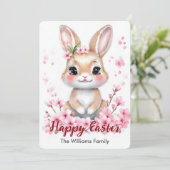 Niedlich Osterblüte Feiertagskarte (Stehend Vorderseite)