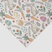 Niedlich-Osterbrunnes-Skandinavienmuster Seidenpapier (Detail)