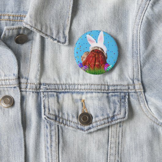 Niedlich Osterbunny Hermit Crab Button (Beispiel)