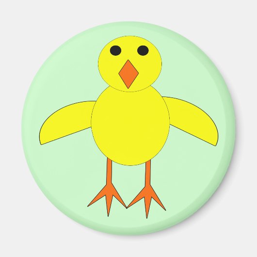 Niedlich Osterchick Magnet (Vorne)