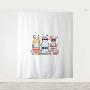 Niedlich Ostereier Bunny Oars Happy Ostertag ICU Wandteppich