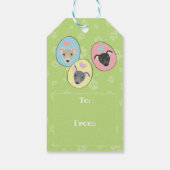 Niedlich Ostereier Italienischer Windhund Funny Hu Geschenkanhänger (Rückseite)