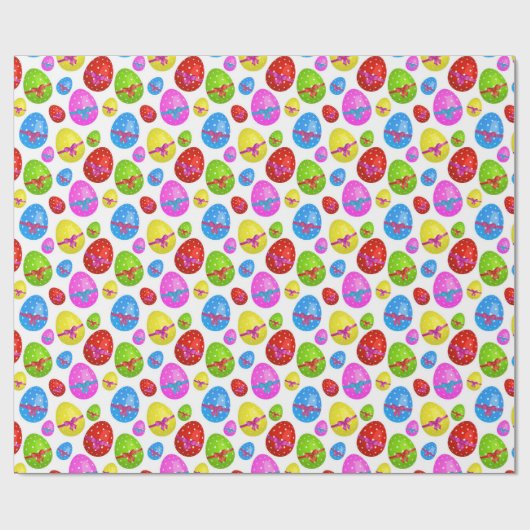 Niedlich Ostereier Muster Party Packung Geschenkpapier (Flach)