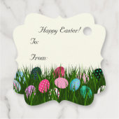 Niedlich Ostereier Personalisierte Kanincheneier - Geschenkanhänger (Rückseite)