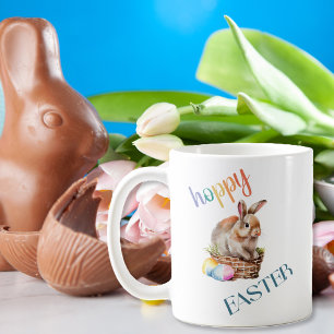 Niedlich Osterfarben Bunny Kaffeetasse