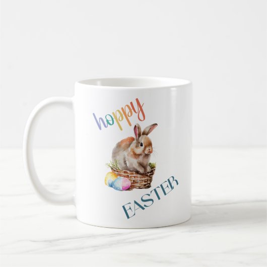 Niedlich Osterfarben Bunny Kaffeetasse (Links)