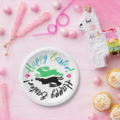 Niedlich Osterfarbene Frühlingsbrunnens - Illustra Pappteller (Party)