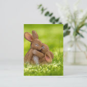 Niedlich Osterfeiern Frühlingserbse Postkarte (Stehend Vorderseite)