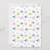 Niedlich Osterfeiertag Einladung zur Eizelljagd (Rückseite)