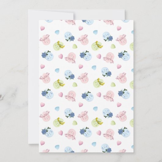 Niedlich Osterfeiertag Einladung zur Eizelljagd (Rückseite)