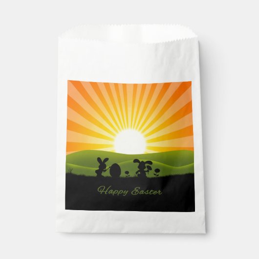 Niedlich Ostergebälk Geschenktütchen (Vorderseite)